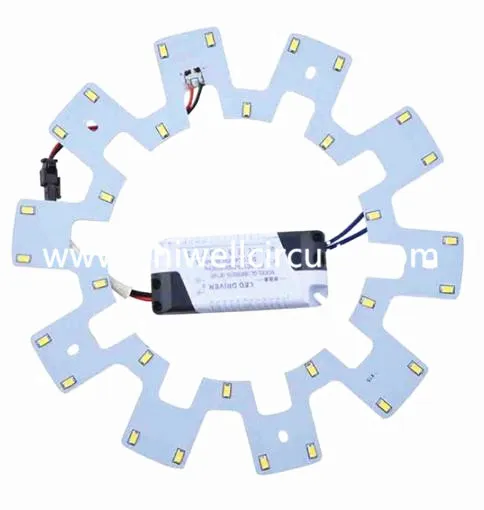 Alumínium merítés arany áramkör