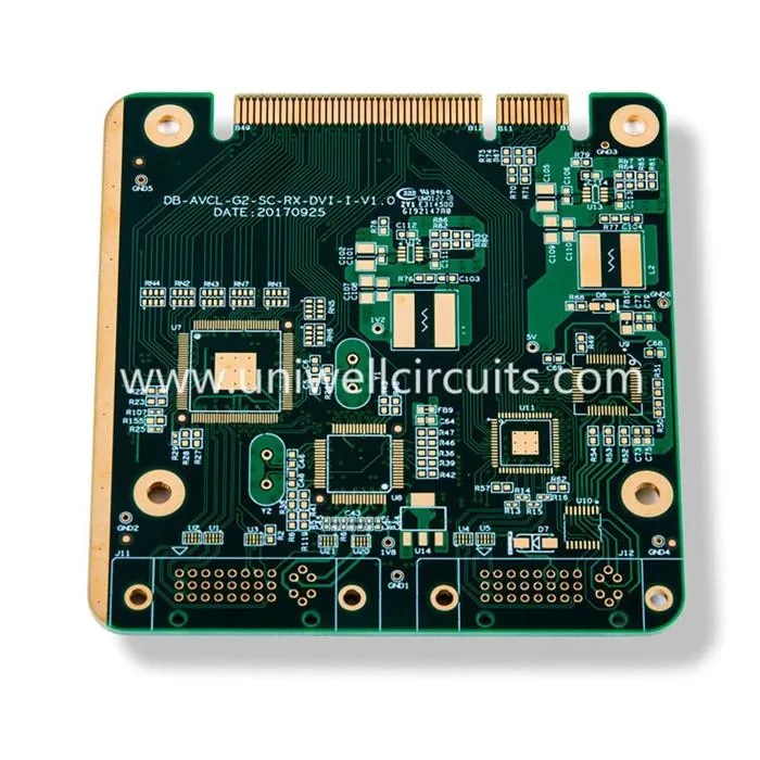 HDI aranynyakú PCB-vel
